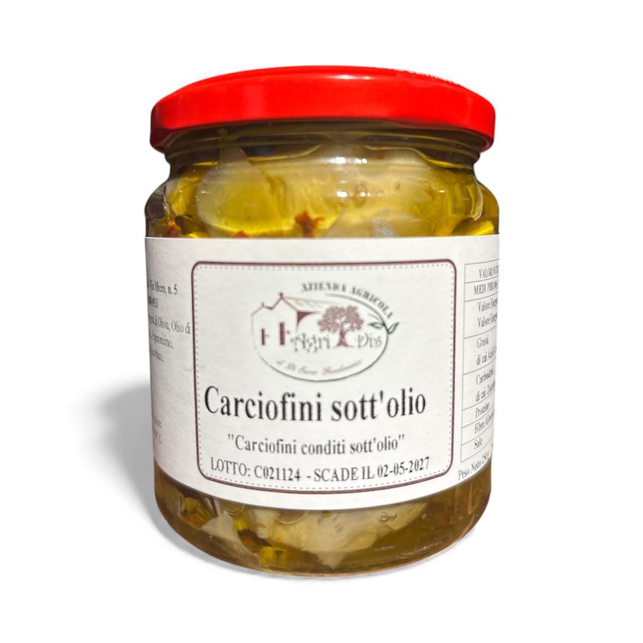 Carciofini sott’ olio 314 ml – Agridis